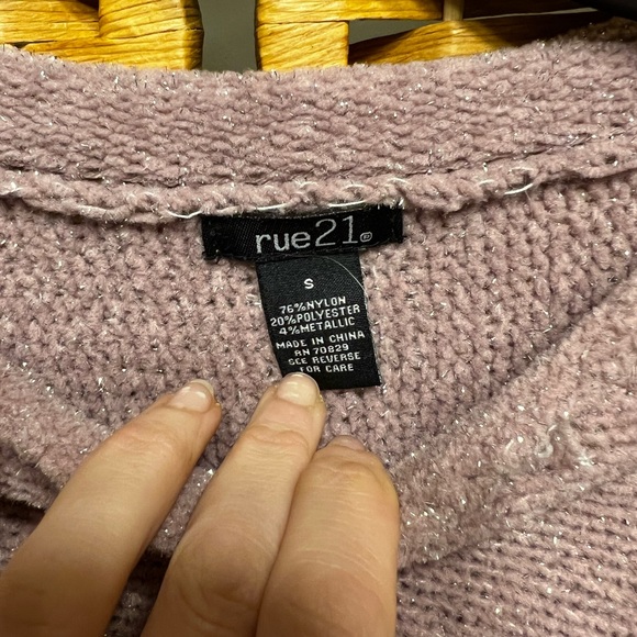 Rue 21 pink sweater - Picture 6 of 6